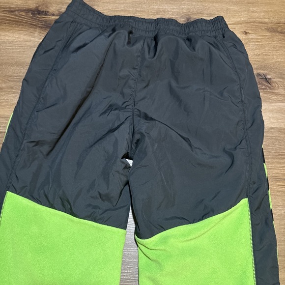 NIKE Pants Men's MEDIUM Black Green Polar Fleece Jogger NYC Parks CU1396-313 - Picture 12 of 13